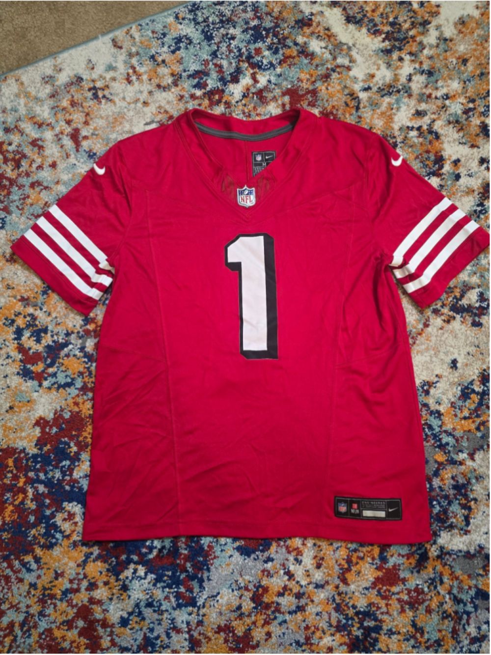 Nike NFL San Francisco 49ers Vapor FUSE Limited Jersey Red Men's Medium #1